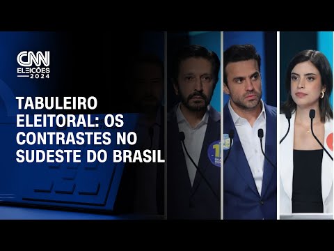 Tabuleiro Eleitoral: os contrastes no Sudeste do Brasil | CNN NOVO DIA