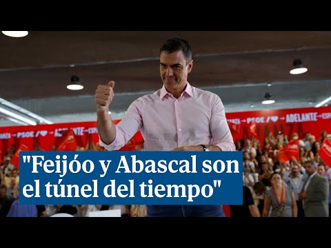 Pedro Sánchez arranca la campaña en Madrid: Feijóo y Abascal son el túnel del tiempo