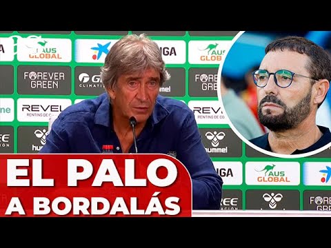 Palo sin contemplaciones de PELLEGRINI a BORDALÁS: “Lo digo hoy que ganamos...”