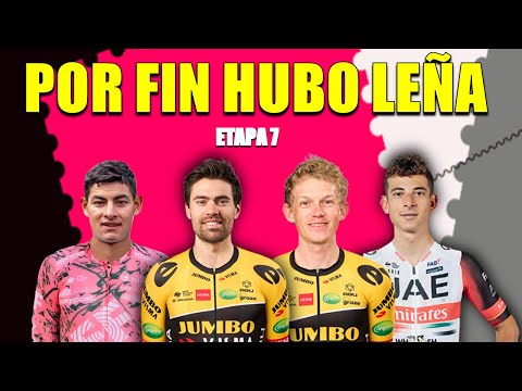 GIRO 2022  Resumen Etapa 7  LEÑA en el giro de Italia