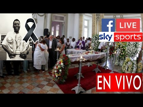 Funeral de Pelé en vivo, desde el estadio Vila Belmiro, São Paulo, Brasil. Último adiós a Pelé