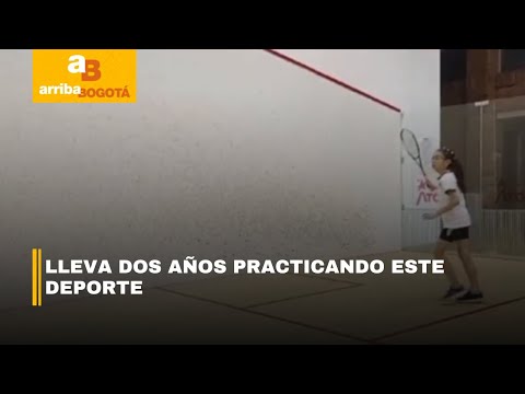 Una joven capitalina representará a Colombia en los sudamericanos de squash | CityTv