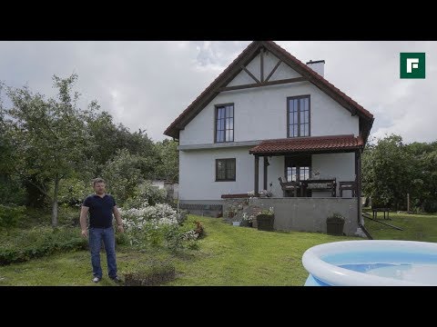 Дом как из Европейской глубинки с цокольным этажом // FORUMHOUSE