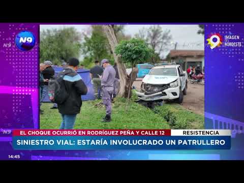 PATRULLERO ATROPELLÓ Y MATÓ A UNA MOTOCICLISTA - NOTICIERO 9