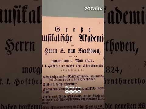 La Novena Sinfonía de Beethoven cumple 200 años