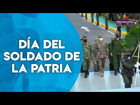 Ejército de Nicaragua conmemora Día del Soldado de la Patria