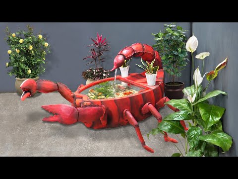 Remake your home with amazing scorpion aquarium | Garden décor ideas