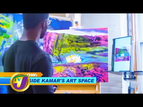 Inside Kamar's Art Space: TVJ Smile Jamaica - June 18 2020