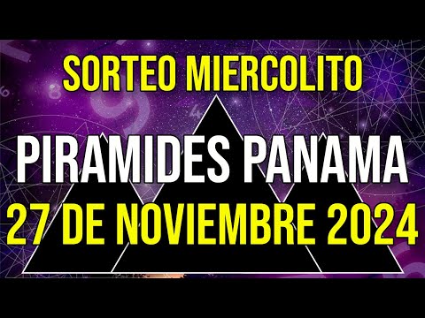 Pirámide Loteria Panamá para el Miércoles 27 de Noviembre 2024 Lotería de Panamá