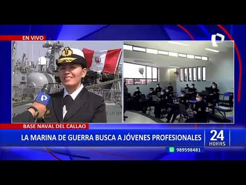 Marina de Guerra abre convocatoria para captar a jóvenes profesionales