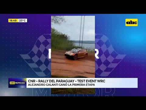 ABC Motor: Rally del Paraguay: Ale Galanti puntero en primera sección del día