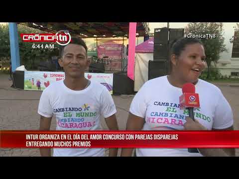 Organizan el concurso La pareja dispareja en vísperas de San Valentín, en Managua - Nicaragua