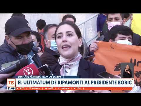 Ripamonti emplaza a Presidente Boric: Da 72 horas para que Gobierno rechace el proyecto Las Salinas