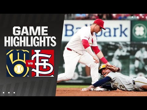 Brewers vs. Cardinals Game Highlights (8/20/24) | MLB Highlights