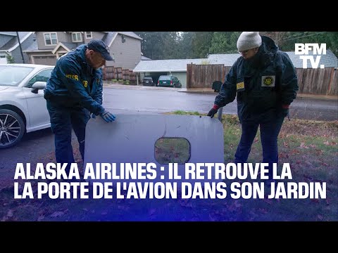 Alaska Airlines: un habitant de Portland retrouve la porte de l'avion dans son jardin