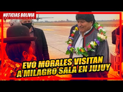 ? Evo Morales y García Linera visitan a Milagro Sala en Jujuy antes de volver a Bolivia ?