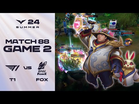 역시 서커스는 살찐 럭스 | T1 vs. FOX 게임2 하이라이트 | 08.17 | 2024 LCK 서머 스플릿