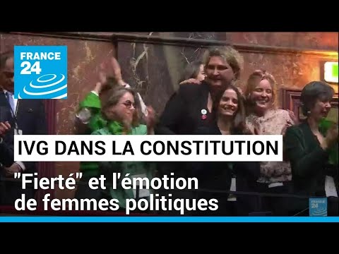 IVG dans la Constitution : à Versailles, la fierté et l'émotion de femmes politiques