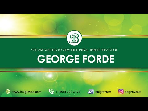 George Forde Tribute Service