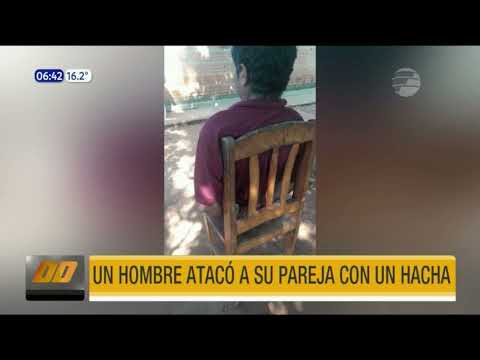 Yaguarón: Atacó a su pareja con un hacha y la dejó gravemente herida