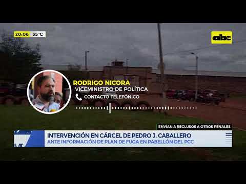 Intervención en cárcel de Pedro Juan Caballero