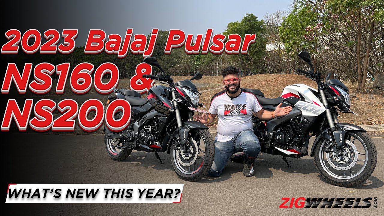 Bajaj Pulsar NS160 & Pulsar NS200 updated for 2023! | First Look | ZigWheels.com