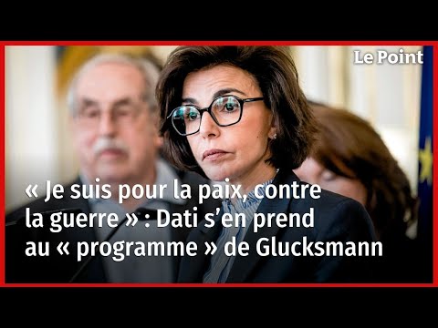 Rachida Dati s’en prend au « programme » de Raphaël Glucksmann