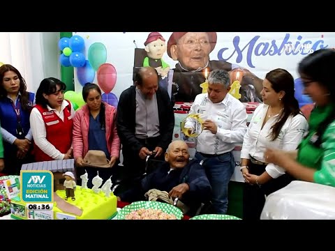 El hombre más longevo del mundo tiene 124 añitos ¡Y es peruano!