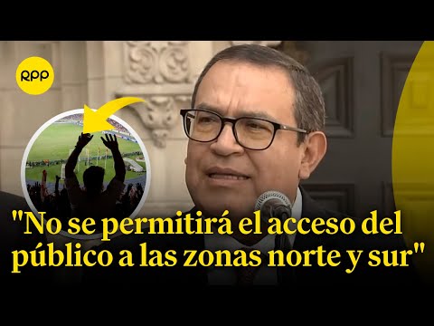 Habrán restricciones de acceso en próximos partidos de Universitario y Alianza Lima, informó Otárola