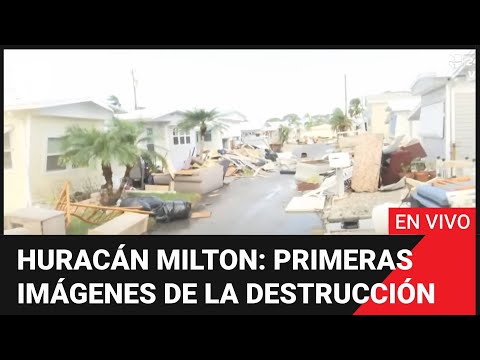 Huracán Milton EN VIVO: primeras imágenes del destructor ciclón en Florida