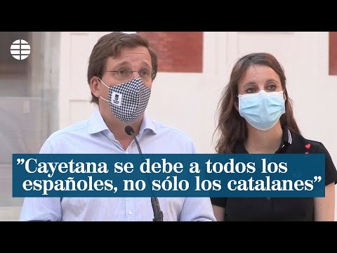Almeida sobre Cayetana Álvarez de Toledo: “Se debe a todos los españoles, no sólo a los catalanes”