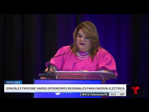 Jenniffer González propone varios operadores para energía eléctrica