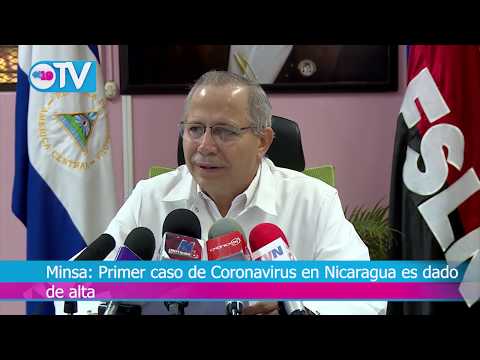 Minsa: Primer caso de Coronavirus en Nicaragua es dado de alta