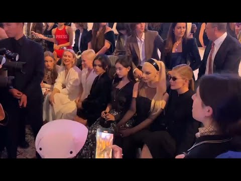 Starry front row at Dior