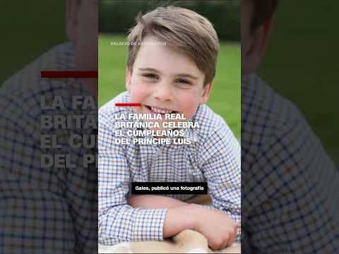 La familia real británica celebra el cumpleaños del príncipe Luis