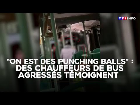 ENQUÊTE - « On est des punching balls » : des chauffeurs de bus agressés témoignent |TF1 INFO
