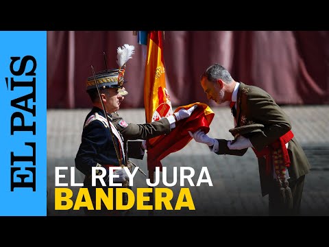 CASA REAL | El rey Felipe VI vuelve a jurar bandera en Zaragoza, acompañado por la princesa Leonor