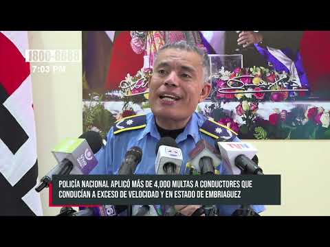 ¡Por bolos y locos! Más de 4 mil 800 multas en una semana en Nicaragua