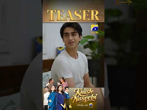 Khush Naseebi Episode 40 New Teaser #khushnaseebi #teaser #shorts