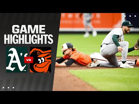 As vs. Orioles Game Highlights (4/27/24) | MLB Highlights