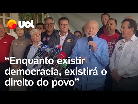 Lula vota em São Bernardo: 'Não podemos deixar o povo decidir desinformado'