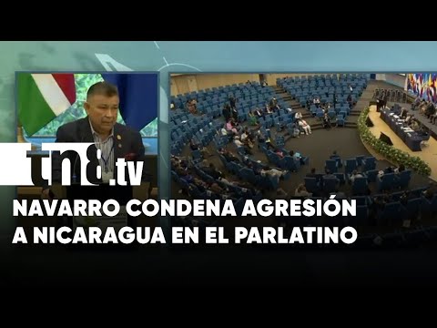 Diputado Navarro condena agresión a Nicaragua en el Parlatino
