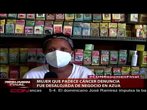 Mujer que padece cáncer denuncia fue desalojada de negocio en Azua