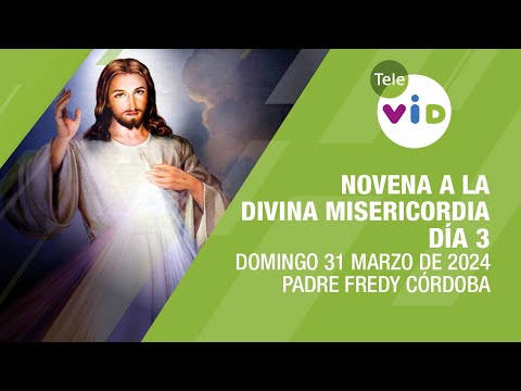 Novena a la Divina Misericordia Día 3 31 Marzo de 2024  #DivinaMisericordia #TeleVID