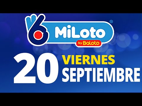 Resultado del MiLoto del Viernes 20 de Septiembre de 2024  Ganador