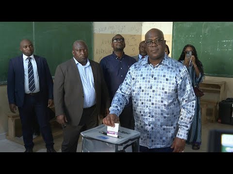 Élections en RDC: le président sortant Félix Tshisekedi vote à Kinshasa | AFP Images