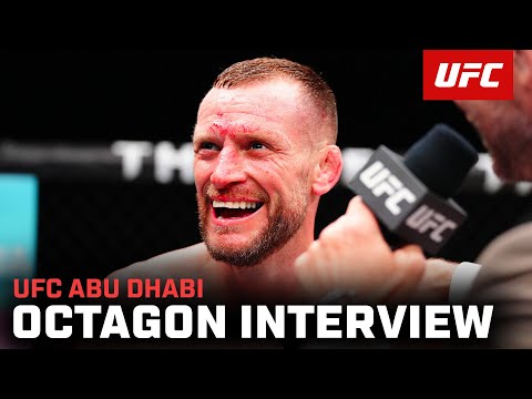 Davey Grant Octagon Interview | UFC Abu Dhabi