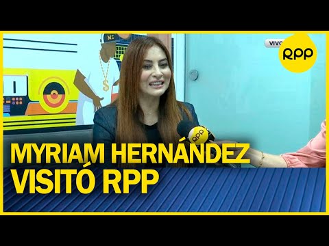 Myriam Hernández visitó RPP y nos contó detalles de su próximo concierto en Lima