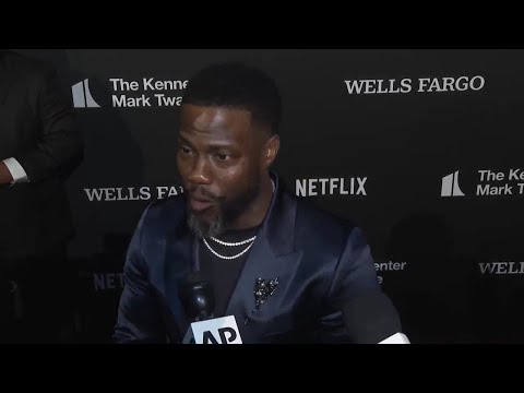 Kevin Hart says Mark Twain Prize puts him in 'amazing company'