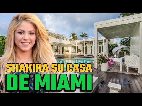 Shakira TODAS las FOTOS de la IMNPRESIONANTE casa en la que VIVIRA en MIAMI junto a sus HIJOS